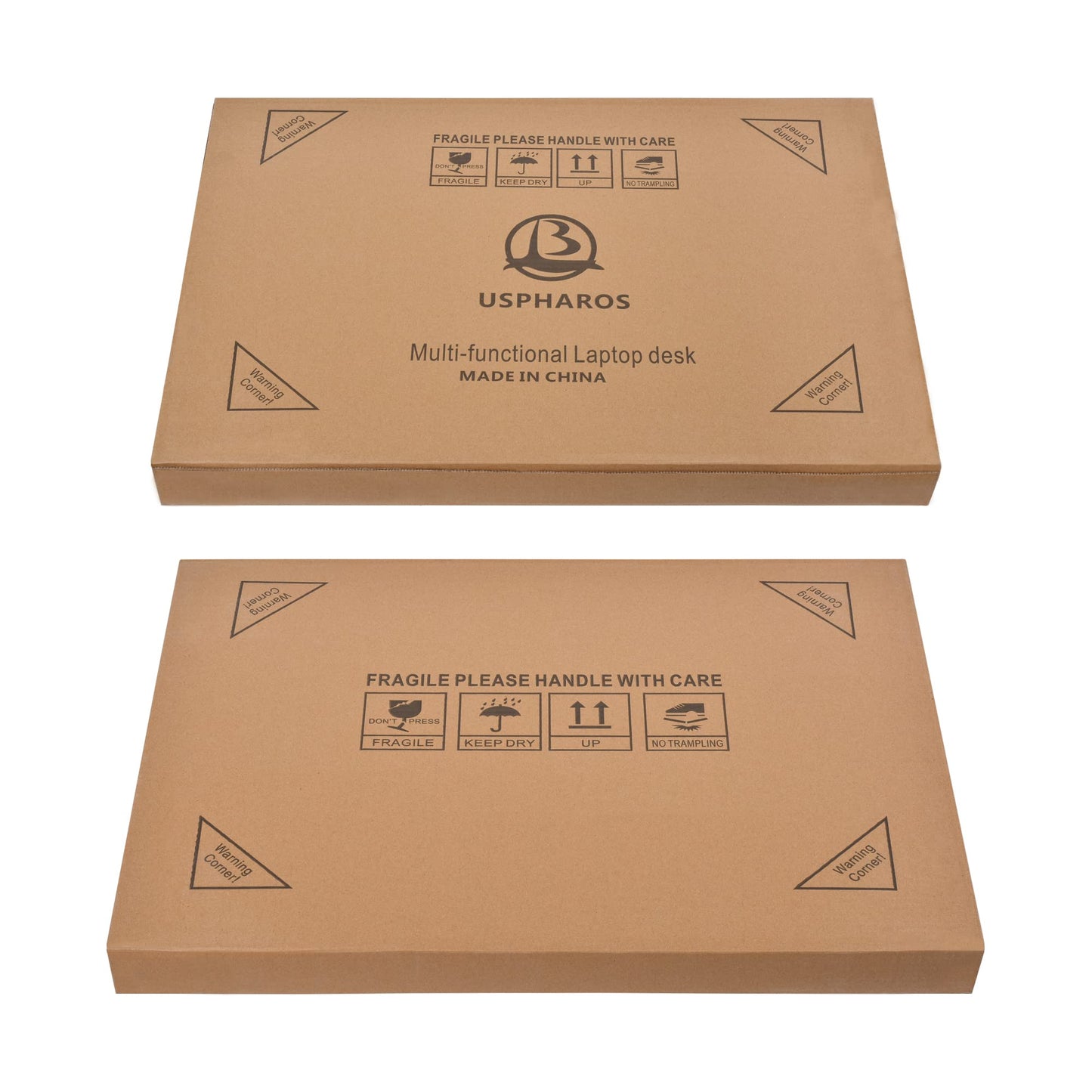 Laptop Bed Desk Table - Foldable with Cup Holder & Drawer - Walnut Bwetinde B Enterprises