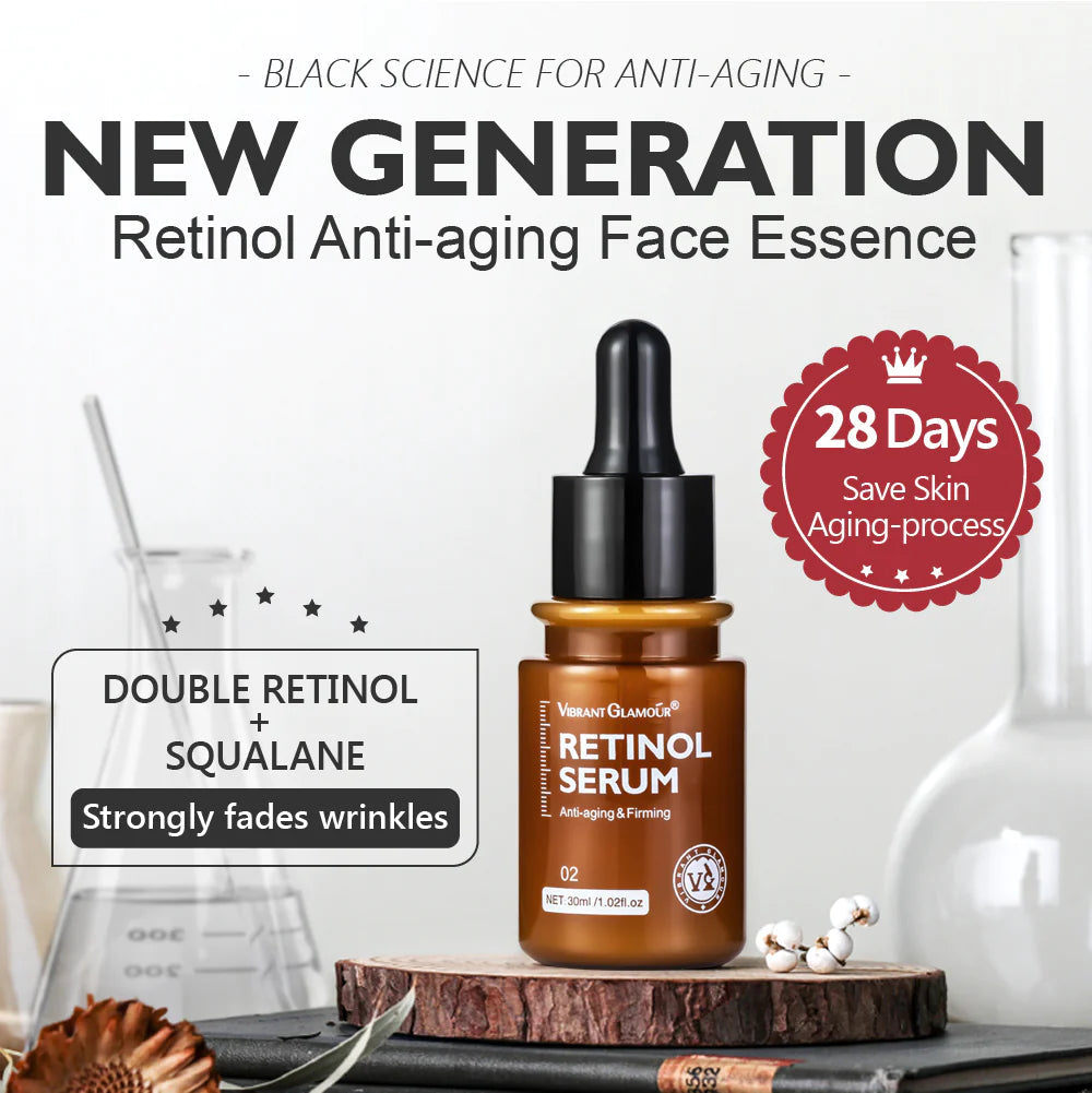 VIBRANT GLAMOUR Double Retinol Serum Anti-aging Firming 30ml Bwetinde B Enterprises