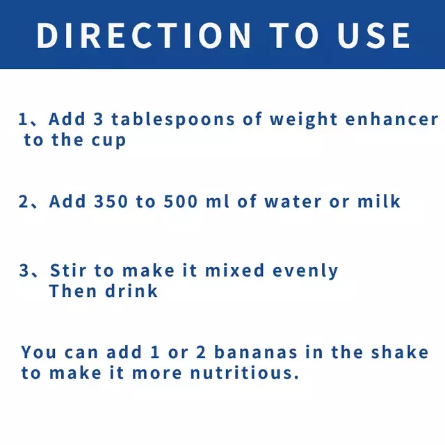 Weight Gainer Powder 450g - 25g Protein, 60g Carbs for Muscle Mass Bwetinde B Enterprises