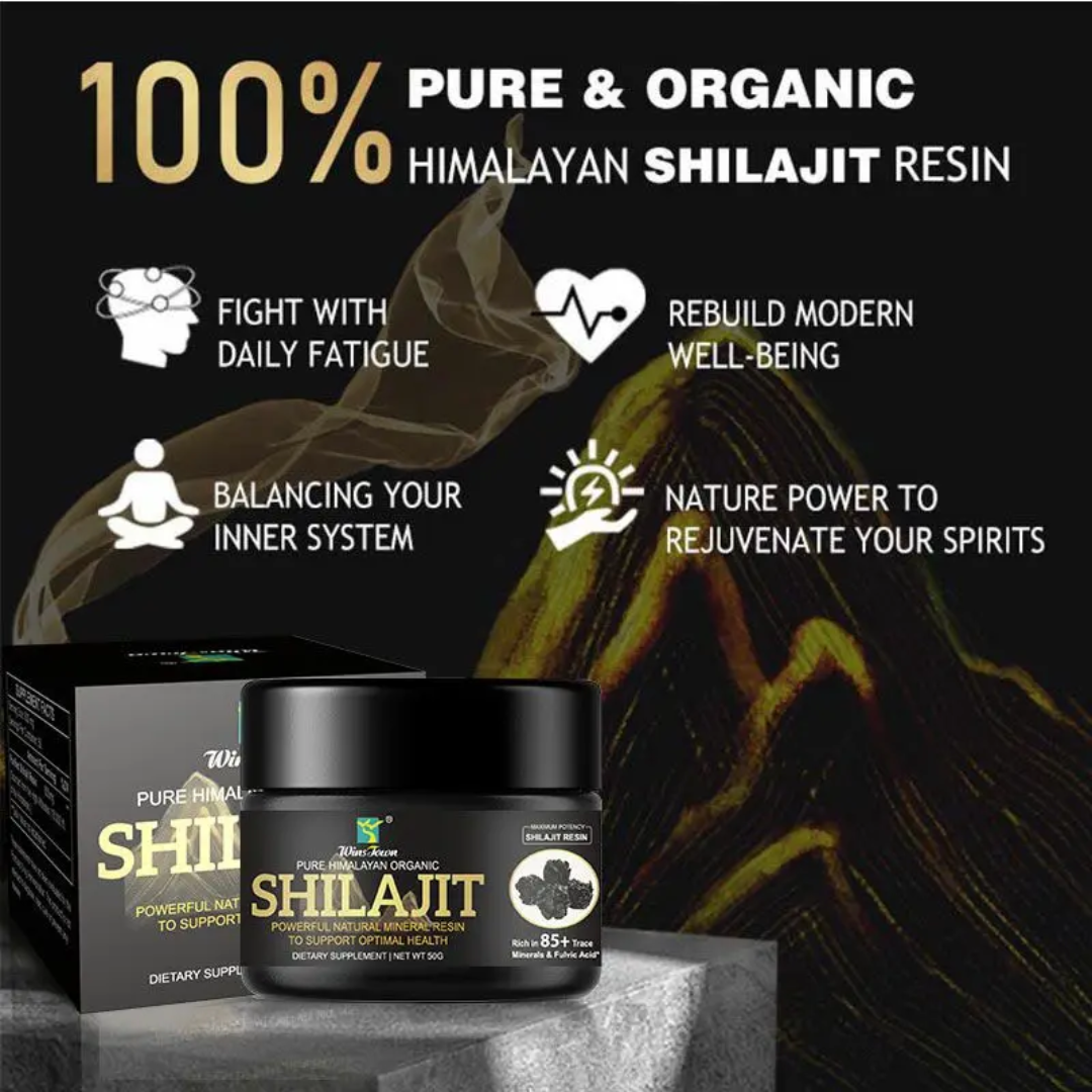 Pure Himalayan Shilajit Resin 50g - WinsTown Extra Strength Supplement Bwetinde Business Enterprises