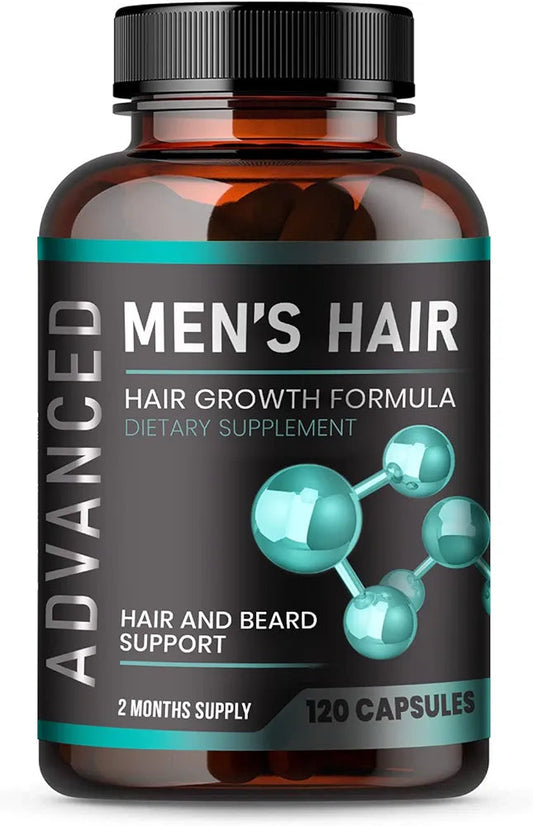 Hair Growth Vitamins for Men 120 Caps - Biotin & Saw Palmetto Bwetinde B Enterprises