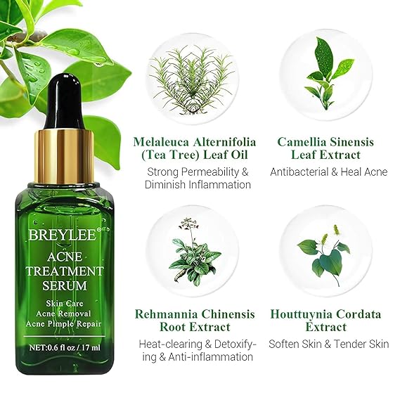 Breylee Tea Tree Acne Treatment Serum 17ml - Clear Skin Serum Bwetinde B Enterprises