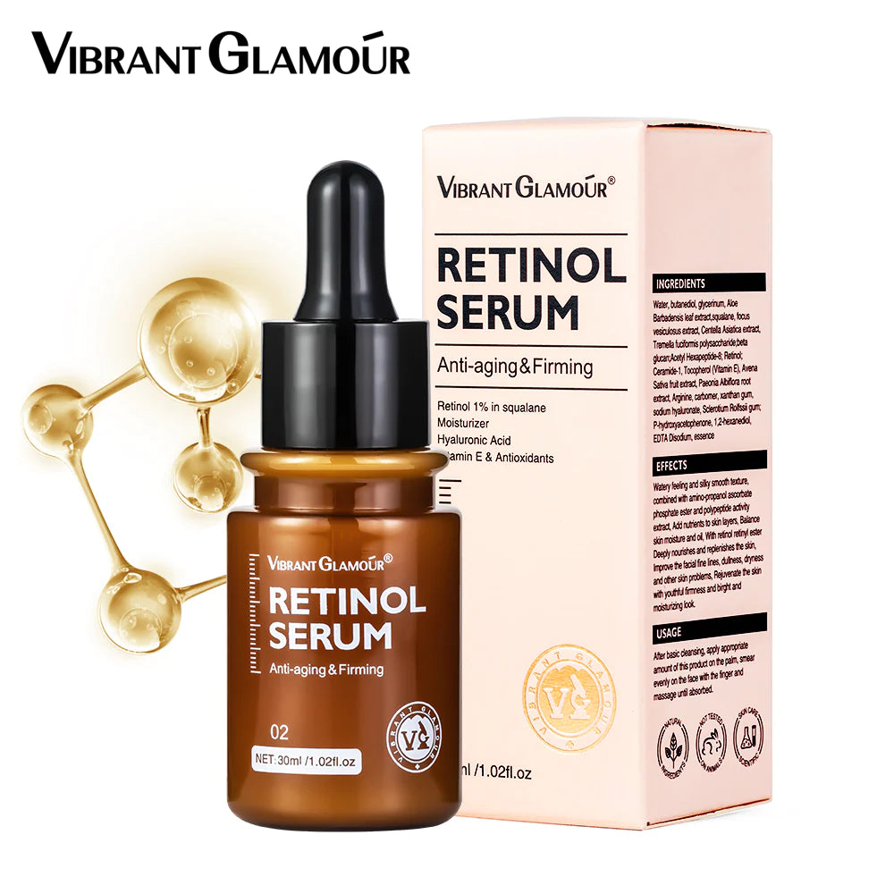 VIBRANT GLAMOUR Double Retinol Serum Anti-aging Firming 30ml Bwetinde B Enterprises