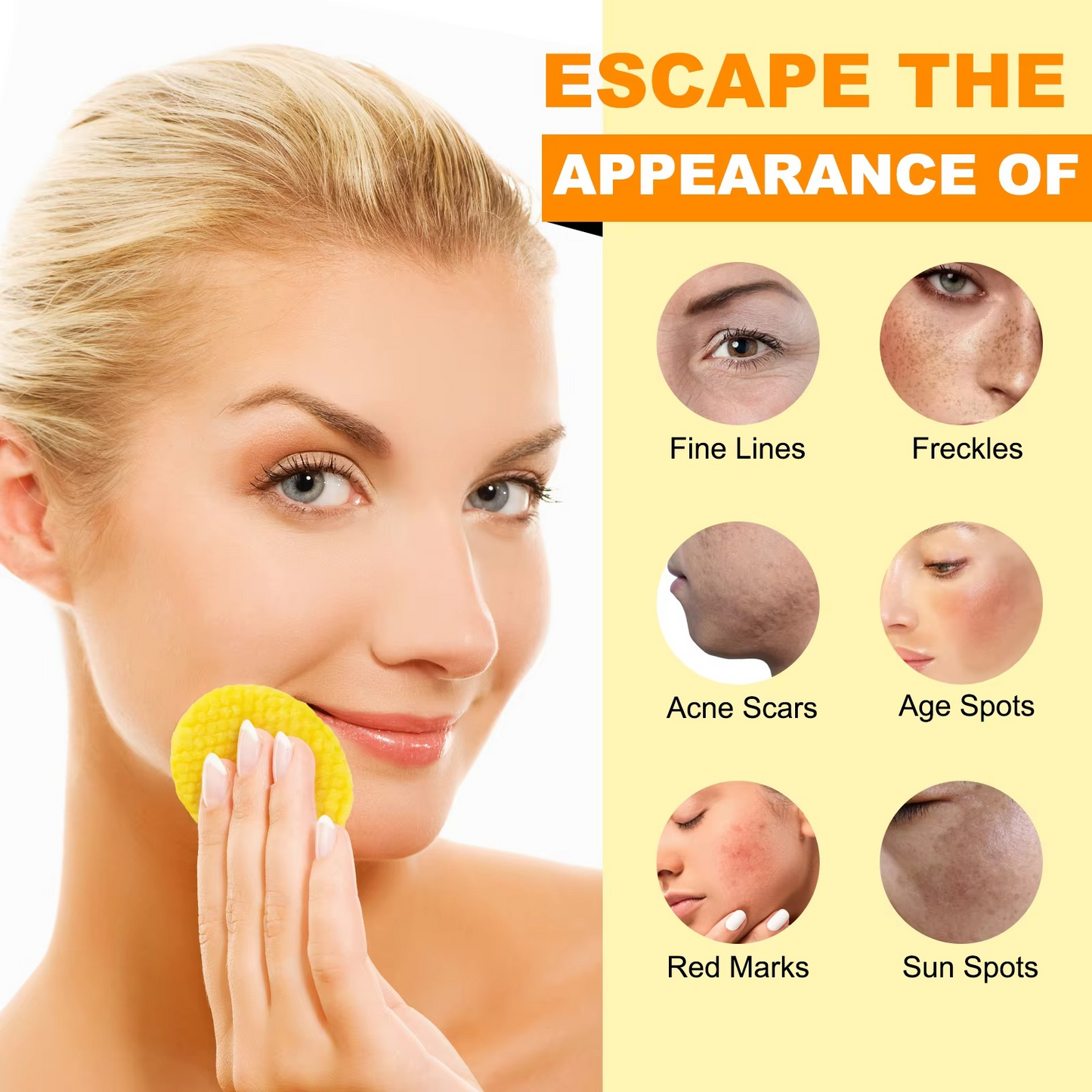 Turmeric and Kojic Acid Cleansing Face Pads