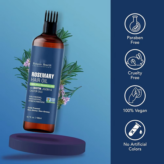 Natural Rosemary Oil Extract Hair Serum Thickening Nourishing Smoothing Strengthening Hair Products