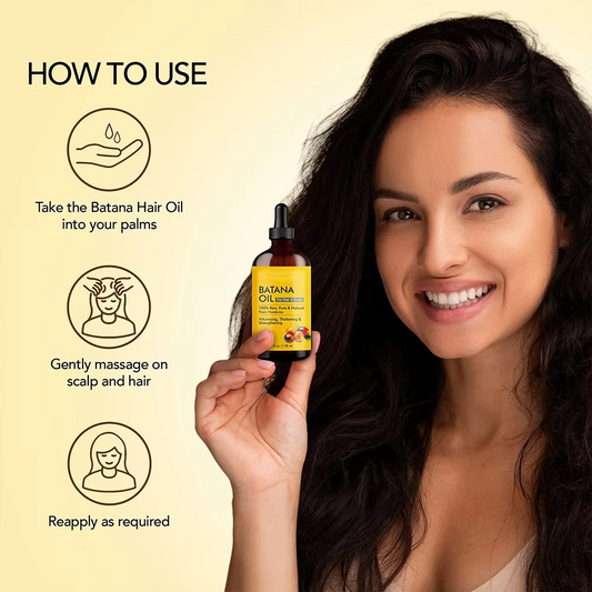 Batana Oil Hair Serum for Splits End Deep Nourishing Repairing Dry Damaged Hair Products