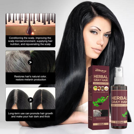 Gray Hair Reverse Spray - Herbal Hair Darkening Essence 4 Week Treatment