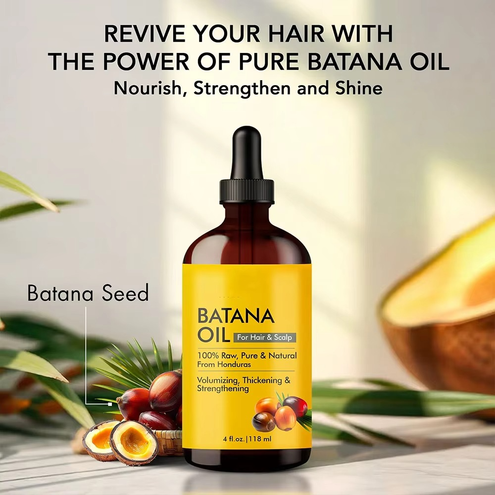 Batana Oil Hair Serum for Splits End Deep Nourishing Repairing Dry Damaged Hair Products