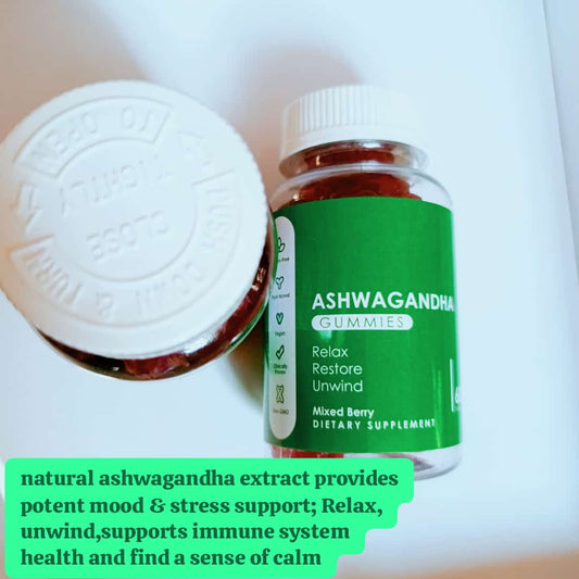 Ashwagandha & Maca Gummies - Stress Relief, Sleep & Energy Support Bwetinde B Enterprises