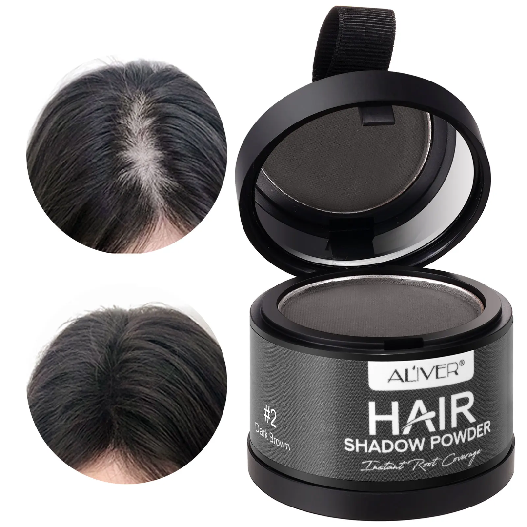 Aliver Hair Shadow Powder - Instant Root Touch Up & Coverage, Hair Building Fibers Bwetinde Business Enterprises