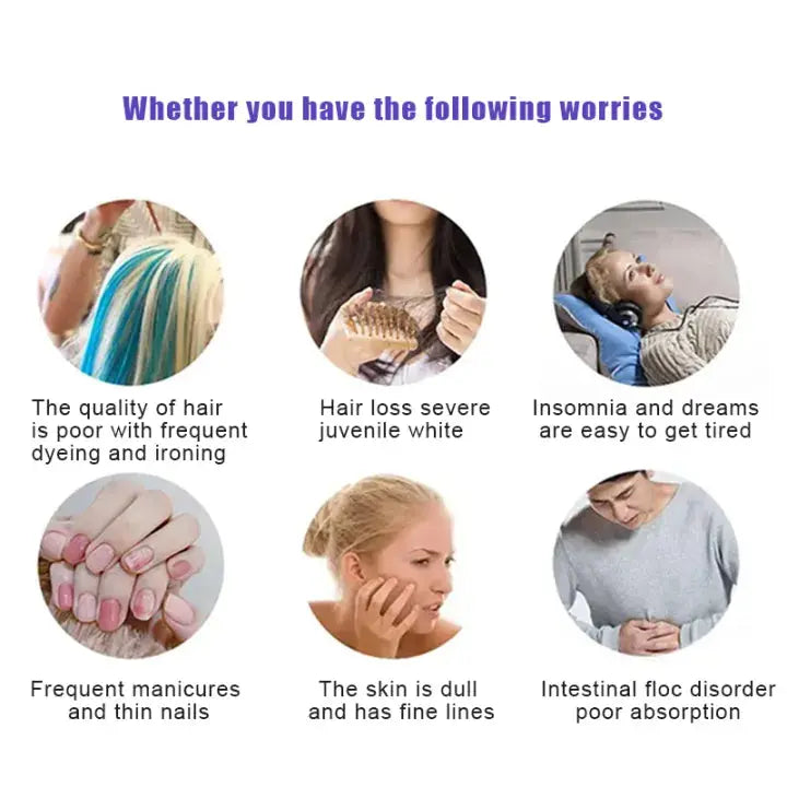 Biotin Capsule with Collagen and Keratin (15,000mcg) | Beauty Supplement for Hair, Skin, and Nail Care Bwetinde B Enterprises