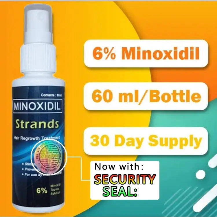 Minoxidil 6% Hair & Beard Growth Solution - Strands Topical Treatment Bwetinde Business Enterprises