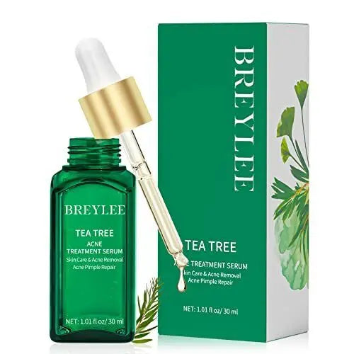Tea Tree Oil Serum BREYLEE Acne Treatment for Prone Face Sensitive Skin Care Bwetinde B Enterprises