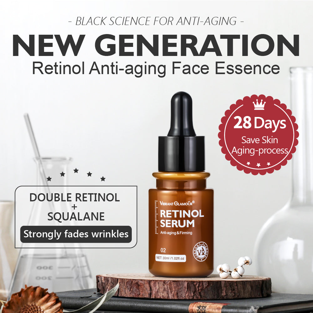 Vibrant Glamour Retinol + Vitamin C Serum Set - Anti-Aging Duo 2pcs