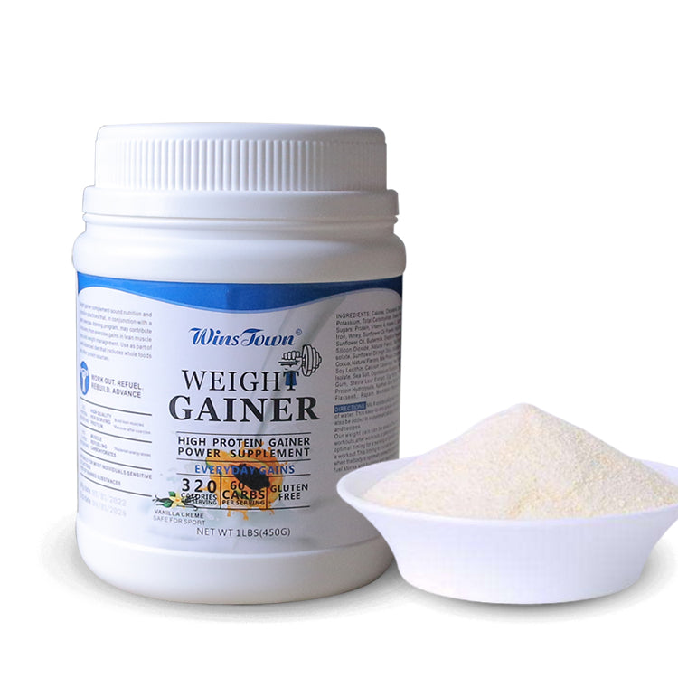 Weight Gainer Powder 450g - 25g Protein, 60g Carbs for Muscle Mass