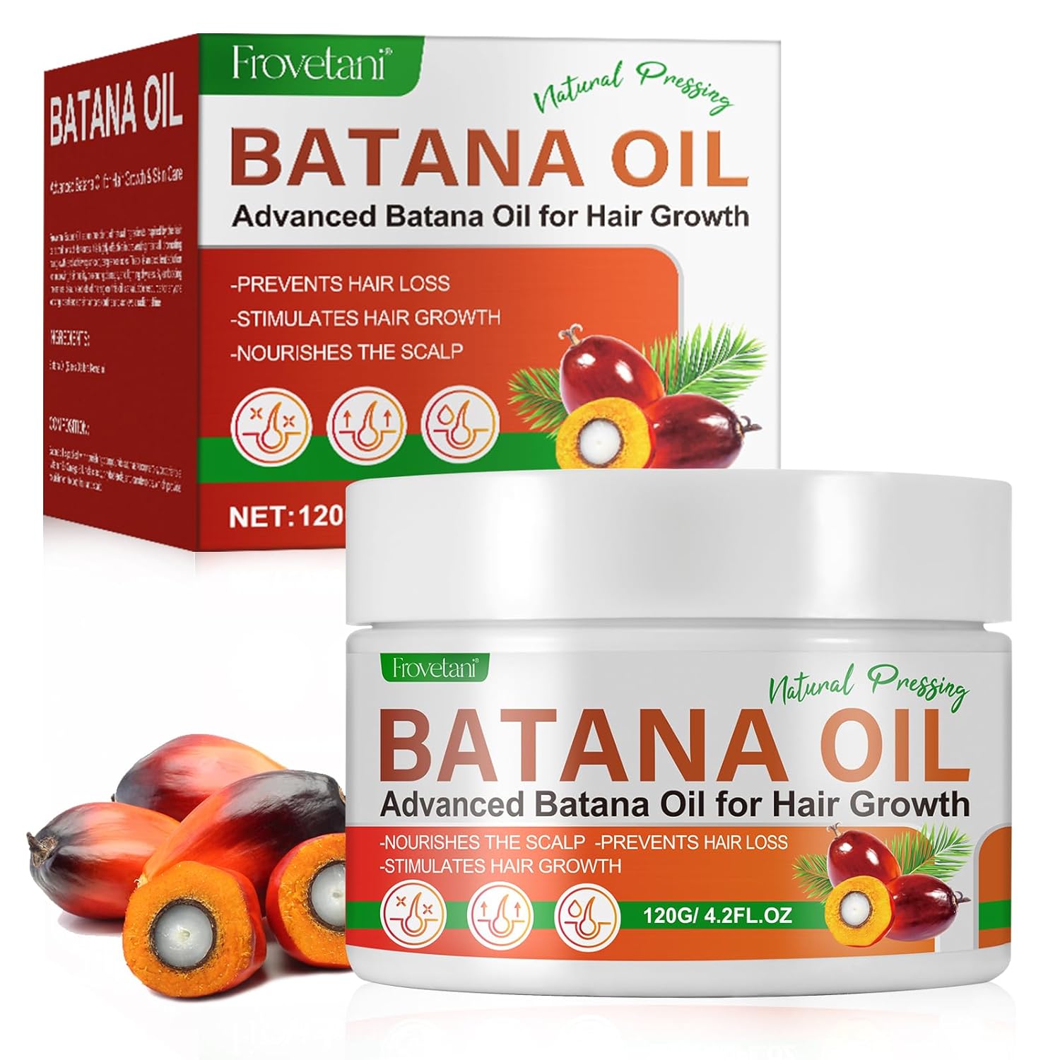 100% Organic Batana Oil from Honduras - Hair Growth & Repair