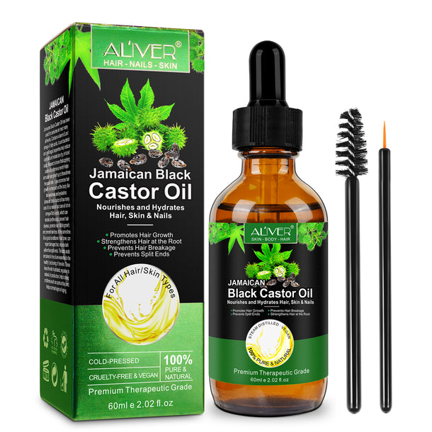 Aliver Jamaican Black Castor Oil 60ml - Hair Growth & Beard Care