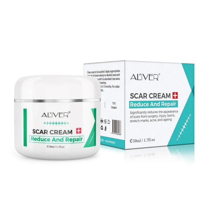 Aliver Scar Removal Cream - Fades Scars, Stretch Marks & Blemishes
