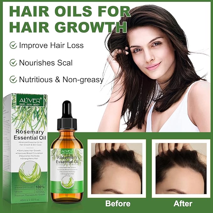 Aliver Rosemary Oil for Hair Growth