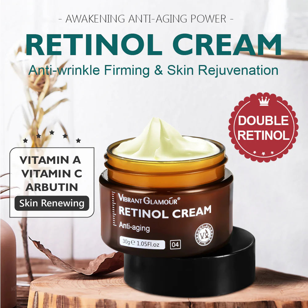 VIBRANT GLAMOUR Natural Retinol Anti Aging Whitening Face Cream 30g