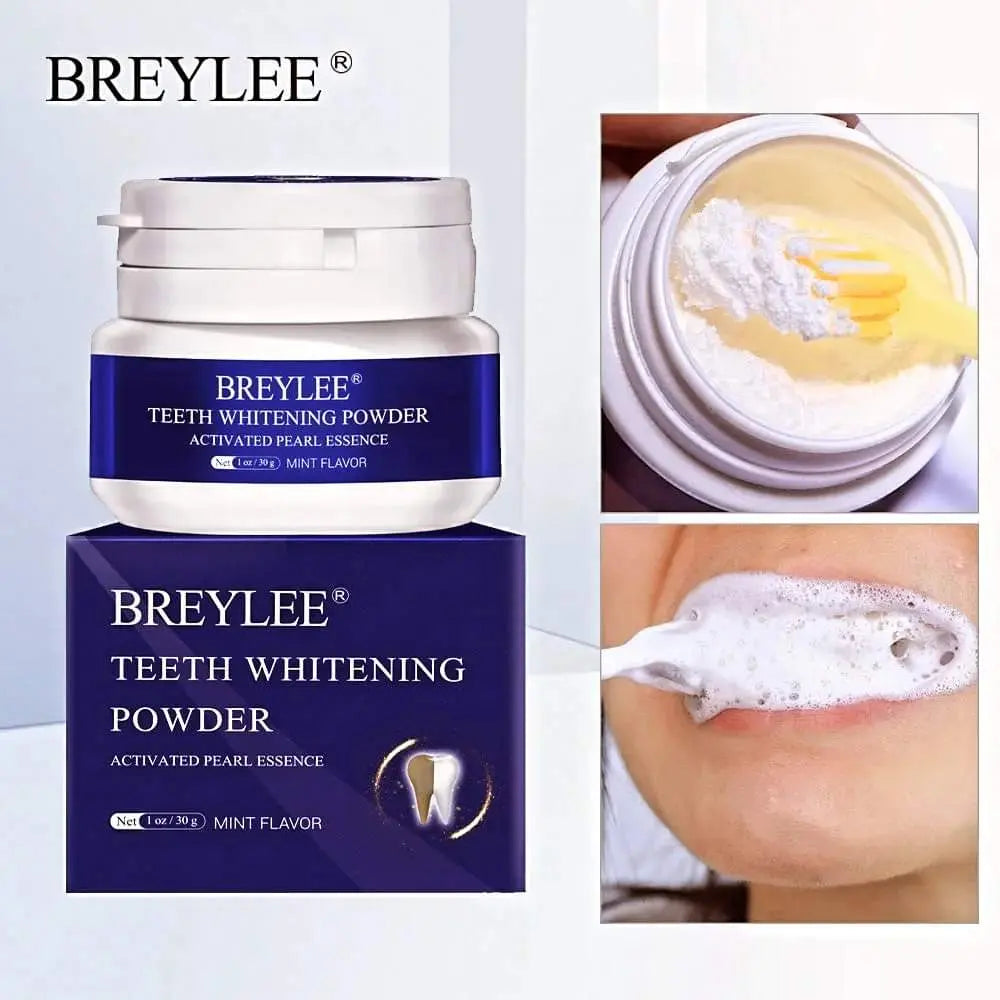 Breylee Teeth Whitening Powder - Natural Whitening & Stain Removal
