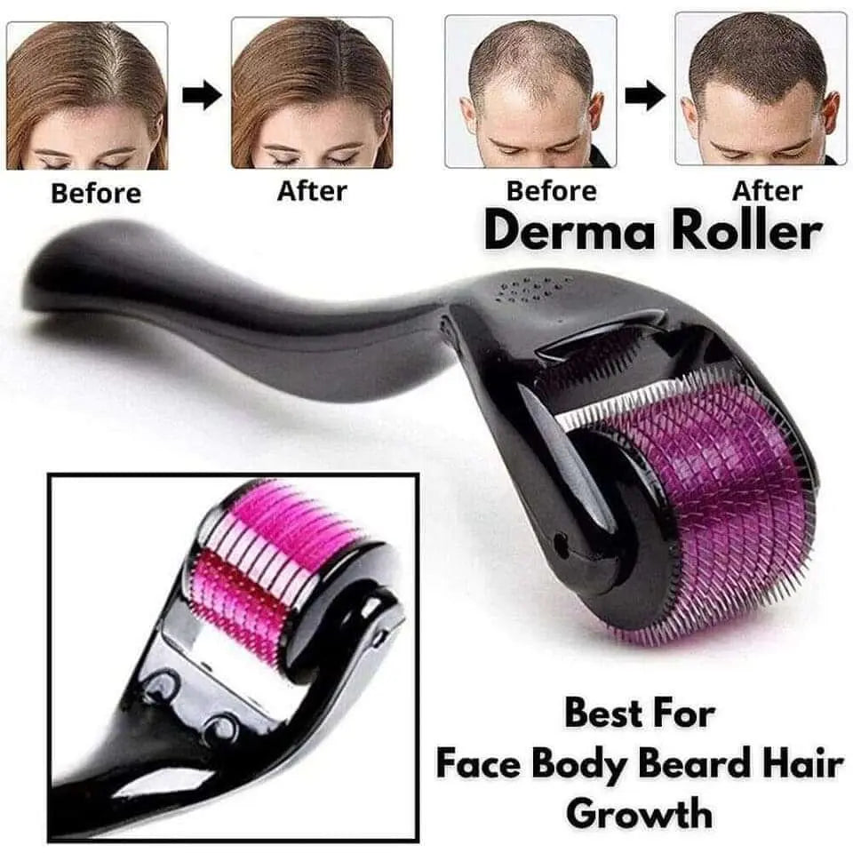 Derma Roller for Hair Growth & Beard - Microneedling for Scalp
