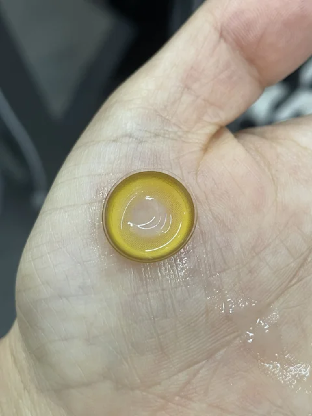 YITONGNIAN Golden Contact Lenses