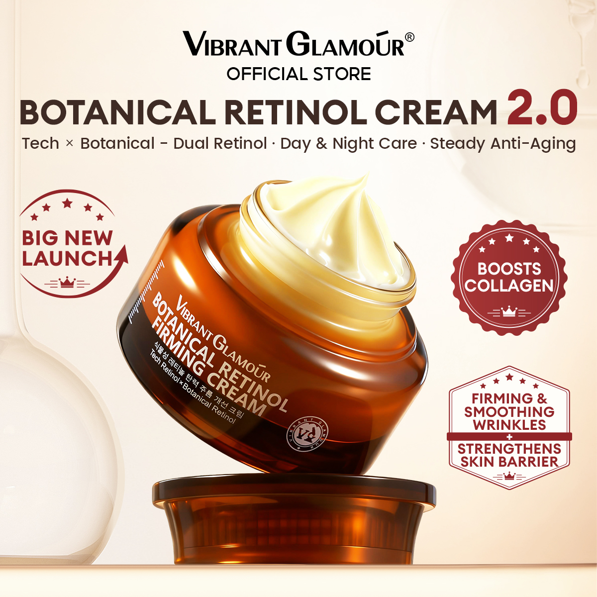VIBRANT GLAMOUR Retinol Firming Cream