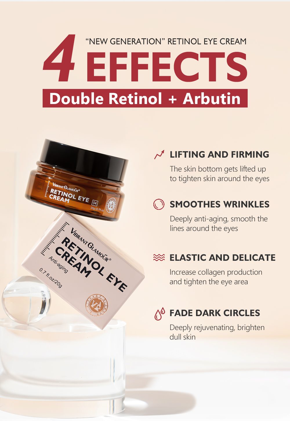 VIBRANT GLAMOUR Retinol Eye Cream