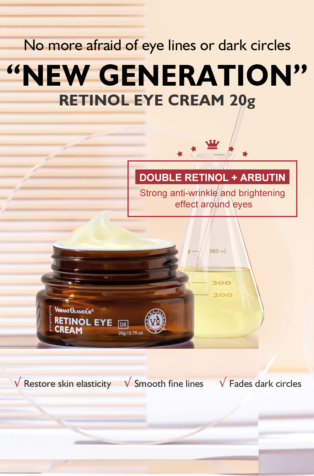 VIBRANT GLAMOUR Retinol Eye Cream