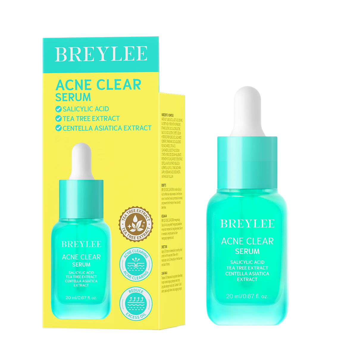 BREYLEE New Arrival OiL Control REPAIRS ACNE CLEAR 20ML SERUM