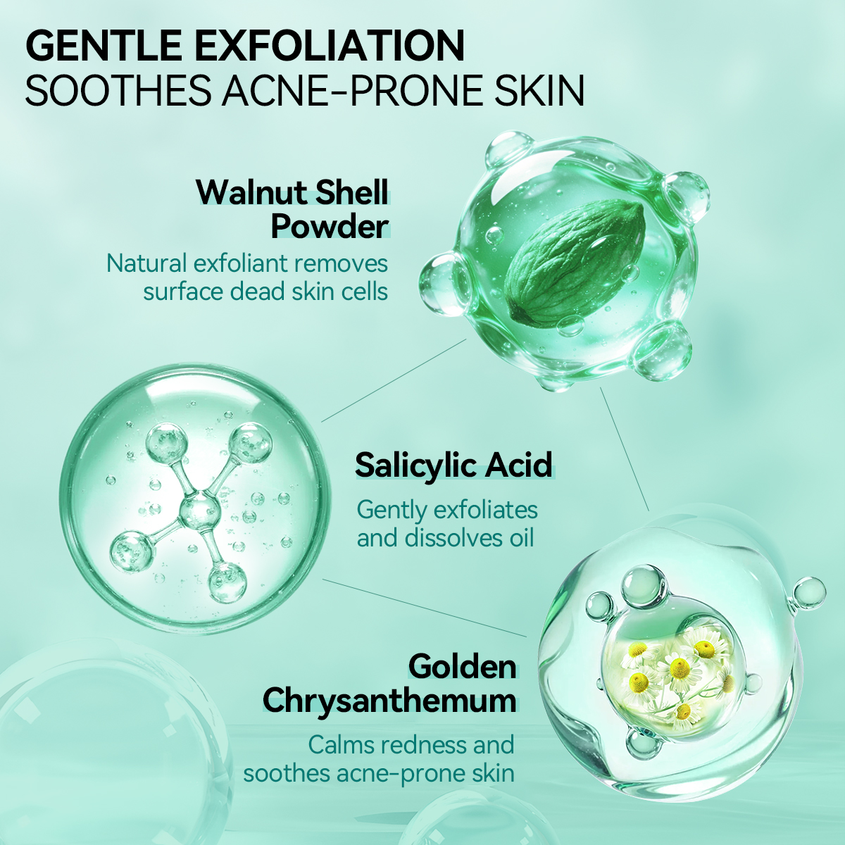 BREYLEE New Arrival Product ACNE CARE CLEANSER Facial Face Moisturizer Wash Facial Cleanse