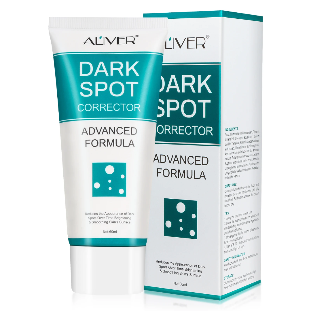Aliver Dark Spot Remover for Face and Body, Dark Spot Corrector, Age Dark Spot Remover for Women Men, Evens and Fades Spots with Effective Formula, Hyperpigmentation, Sunspots, Melasma Treatment for Face