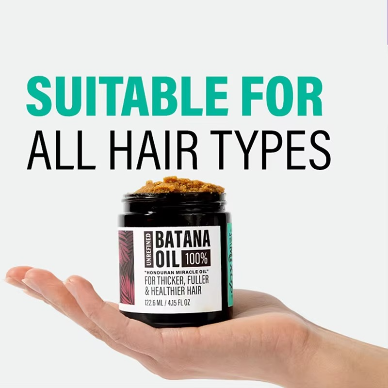 100% Unrefined Batana Oil for Thicker, Fuller & Healthier Hair – Cold Pressed & Organic