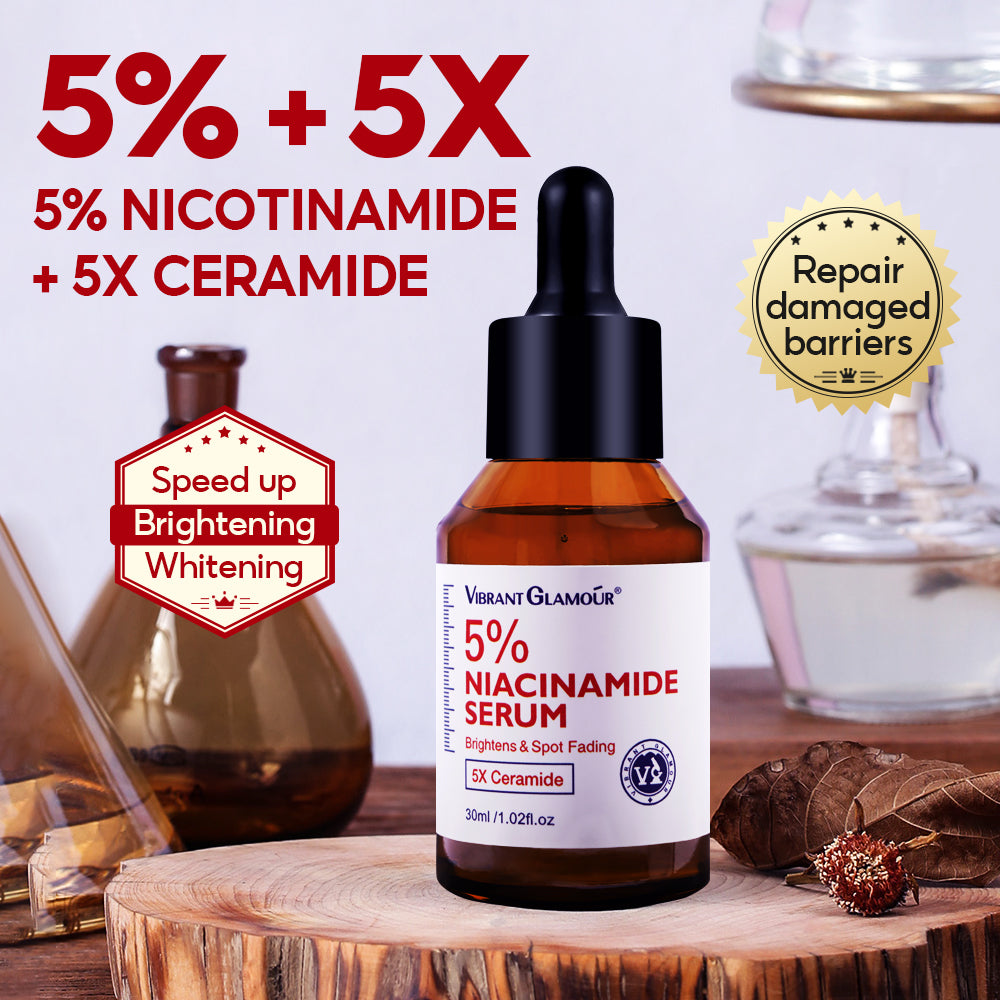 5% Niacinamide +5X Ceramide+3X Centella Asiatica Whitening Serum 30ml